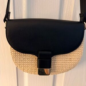 Elegant Black and Tan Crossbody Bag - Macy’s On 34th